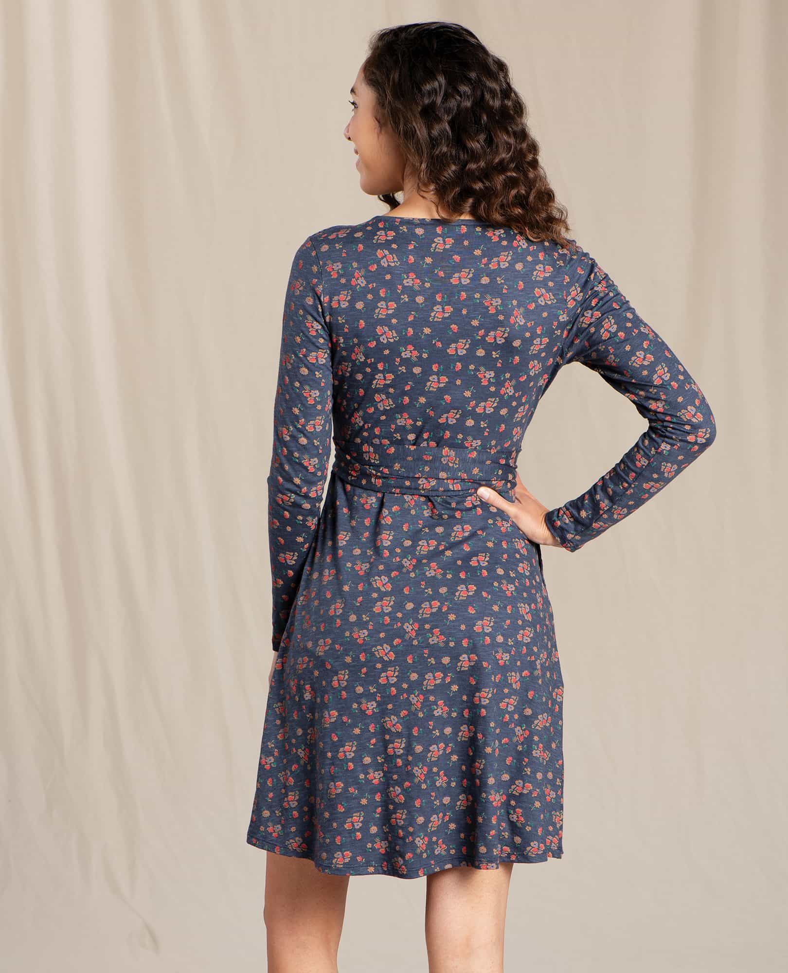 Women's Cue Wrap Dress | Organic Cotton ...